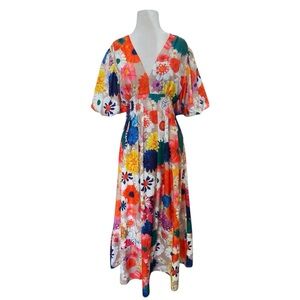 NWT - Floral Multicolor Maxi Dress- multiple sizes